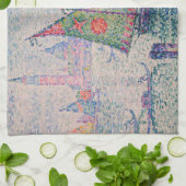 Paul Signac - The Green Sail キッチンタオル (折り畳み)