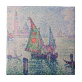 Paul Signac - The Green Sail タイル (正面)