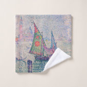 Paul Signac - The Green Sail バスタオルセット (ウォッシュタオル)