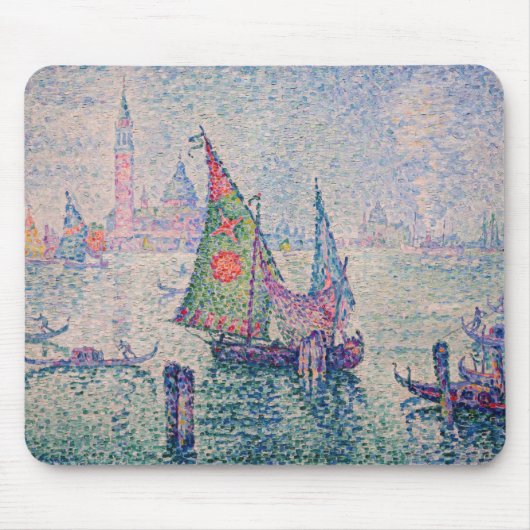 Paul Signac - The Green Sail マウスパッド (正面)