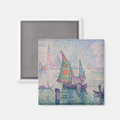 Paul Signac - The Green Sail マグネット (正面/裏面)