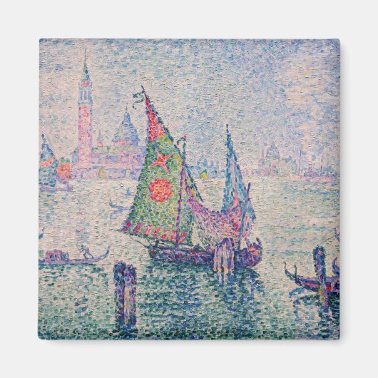 Paul Signac - The Green Sail マグネット (正面)