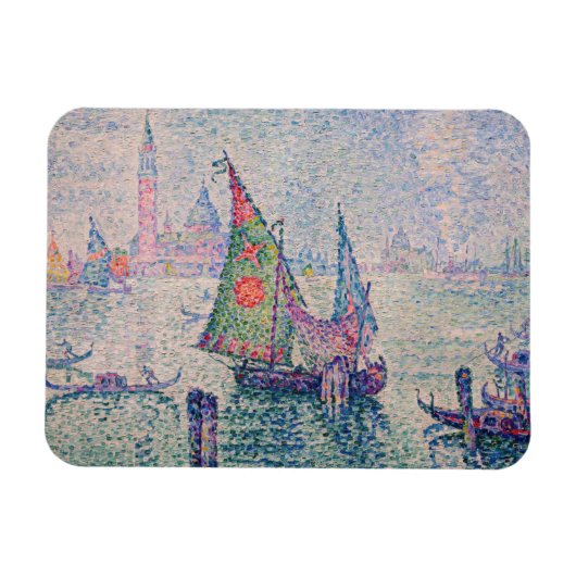 Paul Signac - The Green Sail マグネット (横)