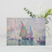 Paul Signac - The Green Sail 招待状 (スタンド正面)