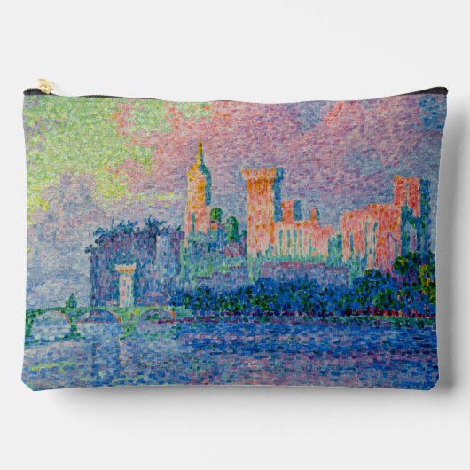 Paul Signac - The Papal Palace, Avignon アクセサリーポーチ (正面)