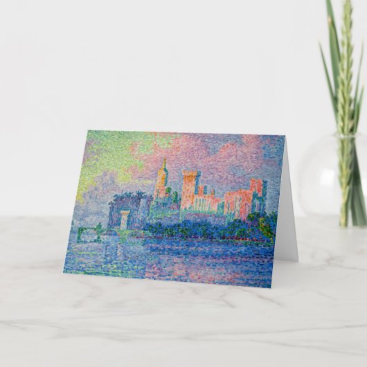 Paul Signac - The Papal Palace, Avignon カード (正面)