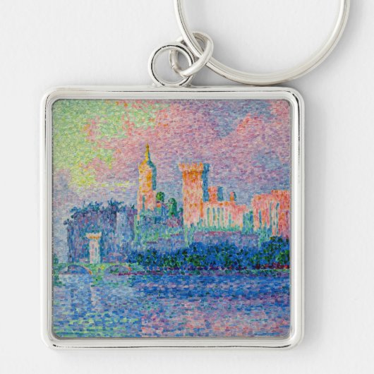 Paul Signac - The Papal Palace, Avignon キーホルダー (正面)