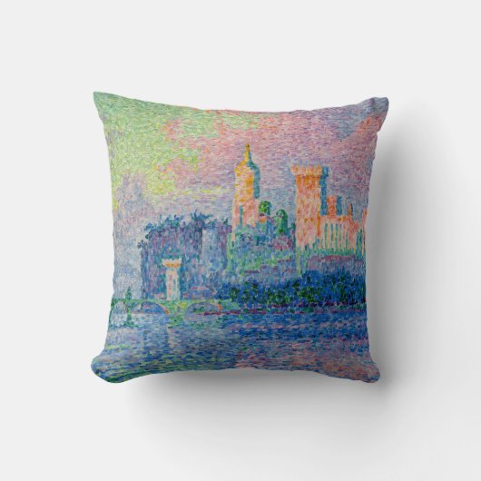 Paul Signac - The Papal Palace, Avignon クッション (正面)