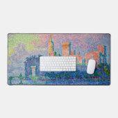 Paul Signac - The Papal Palace, Avignon デスクマット (キーボード&マウス)