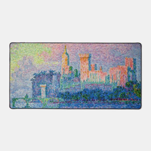 Paul Signac - The Papal Palace, Avignon デスクマット (正面)