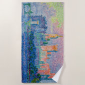 Paul Signac - The Papal Palace, Avignon ビーチタオル (正面)