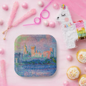 Paul Signac - The Papal Palace, Avignon ペーパープレート (パーティー)