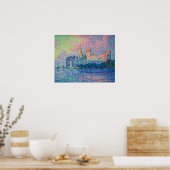 Paul Signac - The Papal Palace, Avignon ポスター (キッチン)