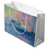 Paul Signac - The Papal Palace, Avignon ラージペーパーバッグ (裏面アングル)