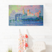 Paul Signac - The Papal Palace, Avignon 横断幕 (インサイチュ)