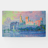 Paul Signac - The Papal Palace, Avignon 横断幕 (横)