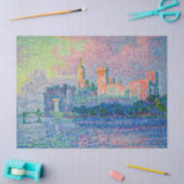 Paul Signac - The Papal Palace, Avignon 薄葉紙 (クラフト)