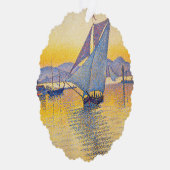 Paul Signac - The Port at Sunset, Opus 236 オーナメントカード (右)