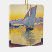 Paul Signac - The Port at Sunset, Opus 236 セラミックオーナメント (右)