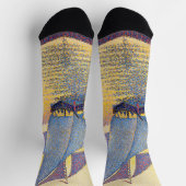 Paul Signac - The Port at Sunset, Opus 236 ソックス (上部)