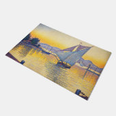 Paul Signac - The Port at Sunset, Opus 236 ドアマット (アングル)