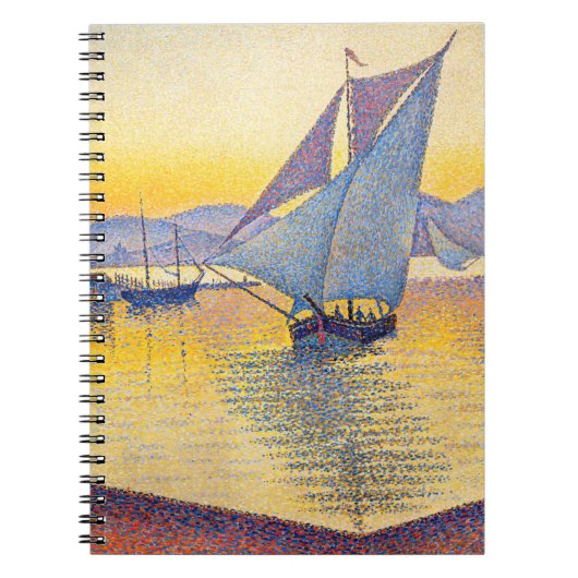 Paul Signac - The Port at Sunset, Opus 236 ノートブック (正面)
