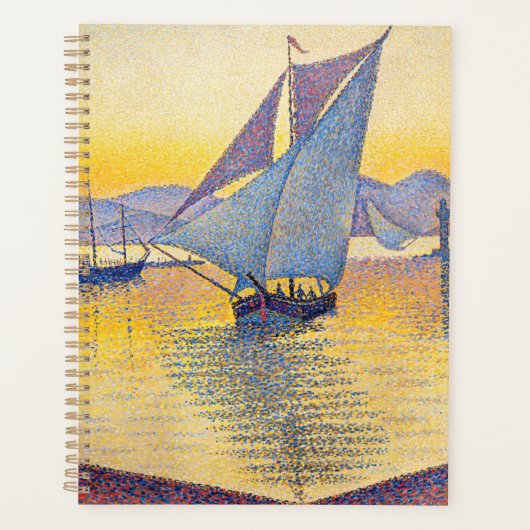 Paul Signac - The Port at Sunset, Opus 236 プランナー手帳 (正面)