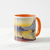 Paul Signac - The Port at Sunset, Opus 236 マグカップ (正面右)