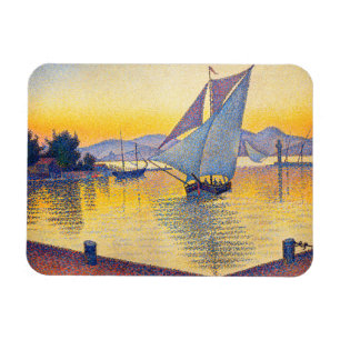 Paul Signac - The Port at Sunset, Opus 236 マグネット