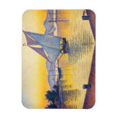 Paul Signac - The Port at Sunset, Opus 236 マグネット (縦)