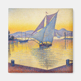 Paul Signac - The Port at Sunset, Opus 236 マグネット