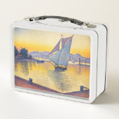 Paul Signac - The Port at Sunset, Opus 236 メタルランチボックス (裏面)