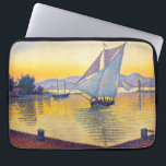 Paul Signac - The Port at Sunset, Opus 236 ラップトップスリーブ<br><div class="desc">The Port at Sunset,  Opus 236 (Saint-Tropez) / Le Port au soleil cochant,  Opus 236 (Saint-Tropez) - Paul Signac,  Canvas,  1892</div>