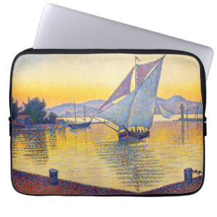 Paul Signac - The Port at Sunset, Opus 236 ラップトップスリーブ
