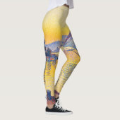 Paul Signac - The Port at Sunset, Opus 236 レギンス (右)