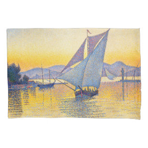 Paul Signac - The Port at Sunset, Opus 236 枕カバー