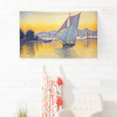 Paul Signac - The Port at Sunset, Opus 236 横断幕 (インサイチュ)