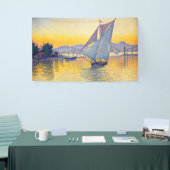 Paul Signac - The Port at Sunset, Opus 236 横断幕 (トレードショー)