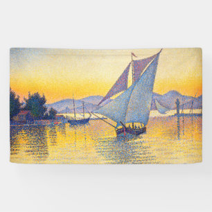 Paul Signac - The Port at Sunset, Opus 236 横断幕