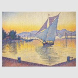 Paul Signac - The Port at Sunset, Opus 236 薄葉紙