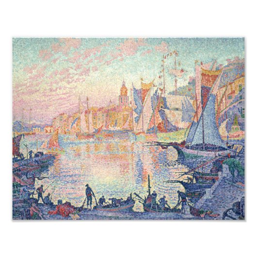 Paul Signac - The Port of Saint-Tropez フォトプリント (正面)