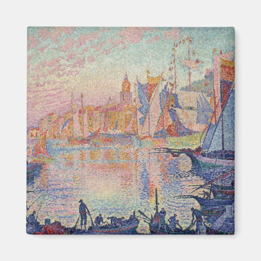 Paul Signac - The Port Of Saint Tropez マグネット (正面)