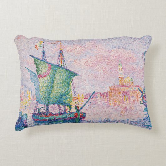 Paul Signac - Venice, The Pink Cloud アクセントクッション (正面)