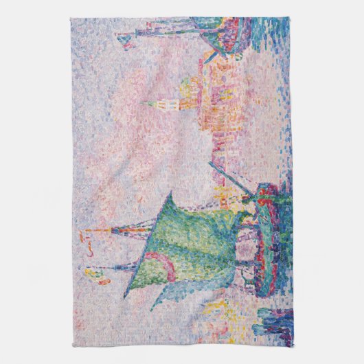 Paul Signac - Venice, The Pink Cloud キッチンタオル (縦)