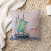 Paul Signac - Venice, The Pink Cloud クッション (ブランケット)