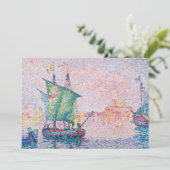 Paul Signac - Venice, The Pink Cloud サンキューカード (スタンド正面)