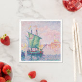 Paul Signac - Venice, The Pink Cloud スタンダードカクテルナプキン (インサイチュ)