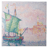 Paul Signac - Venice, The Pink Cloud タイル (正面)