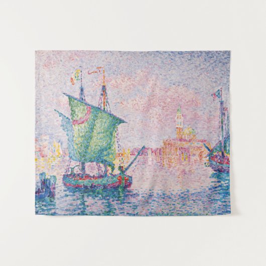 Paul Signac - Venice, The Pink Cloud タペストリー (正面(横))