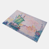 Paul Signac - Venice, The Pink Cloud ドアマット (アングル)